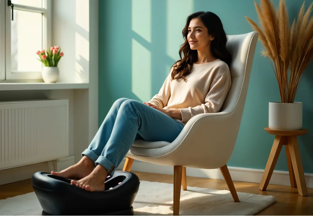 shiatsu heated foot massager